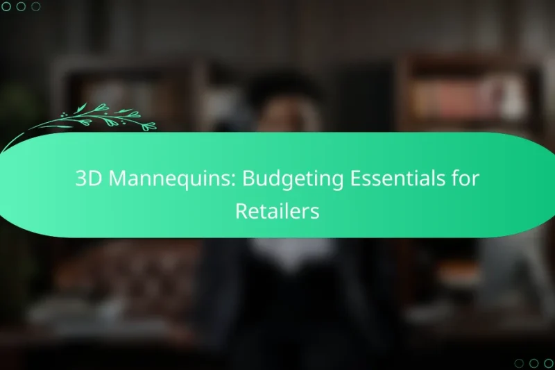 3D Mannequins: Budgeting Essentials for Retailers