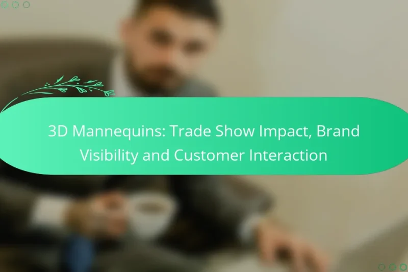 3D Mannequins: Trade Show Impact, Brand Visibility and Customer Interaction
