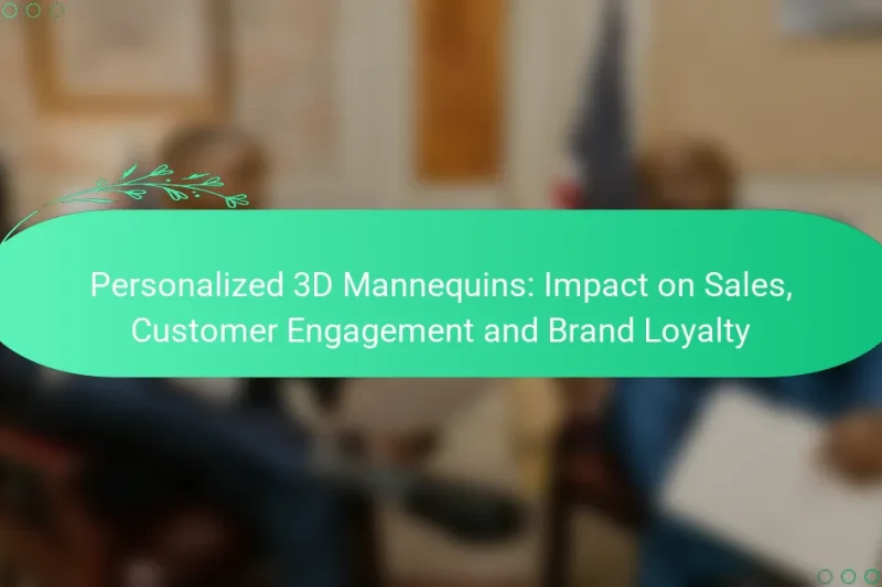 Personalized 3D Mannequins: Impact on Sales, Customer Engagement and Brand Loyalty