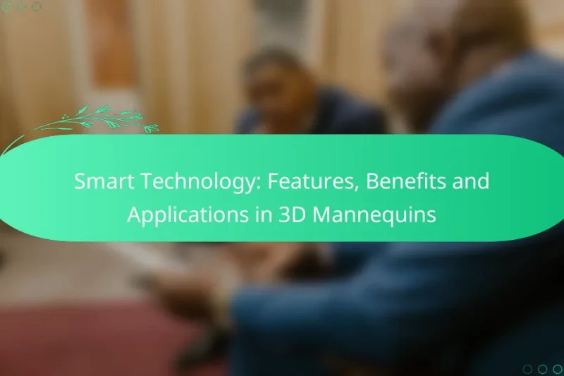 Smart Technology: Features, Benefits and Applications in 3D Mannequins