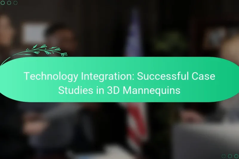 Technology Integration: Successful Case Studies in 3D Mannequins